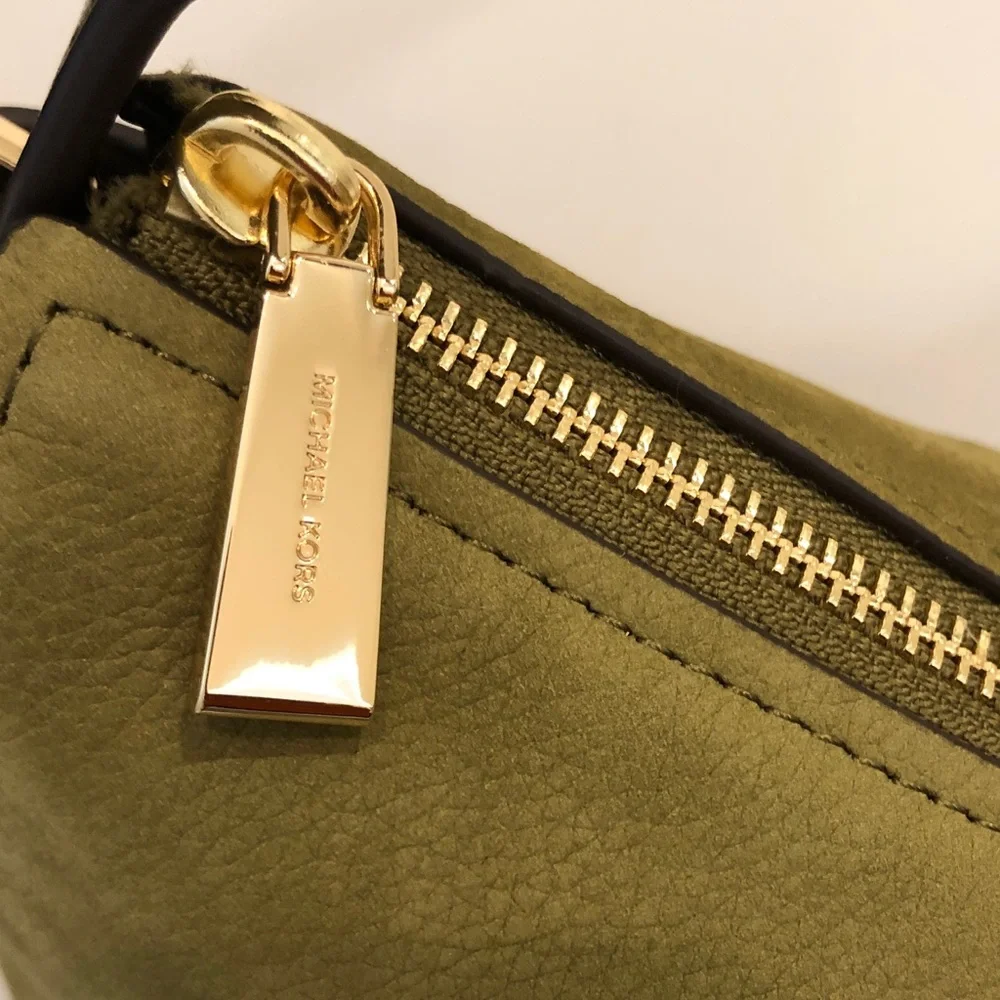 Michael Kors Olive Green Hobo Shoulder Bag
